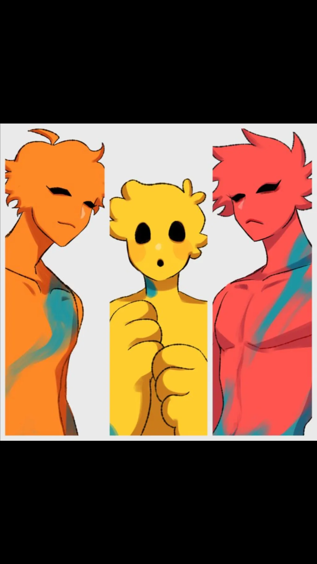 ai character: Split doey background