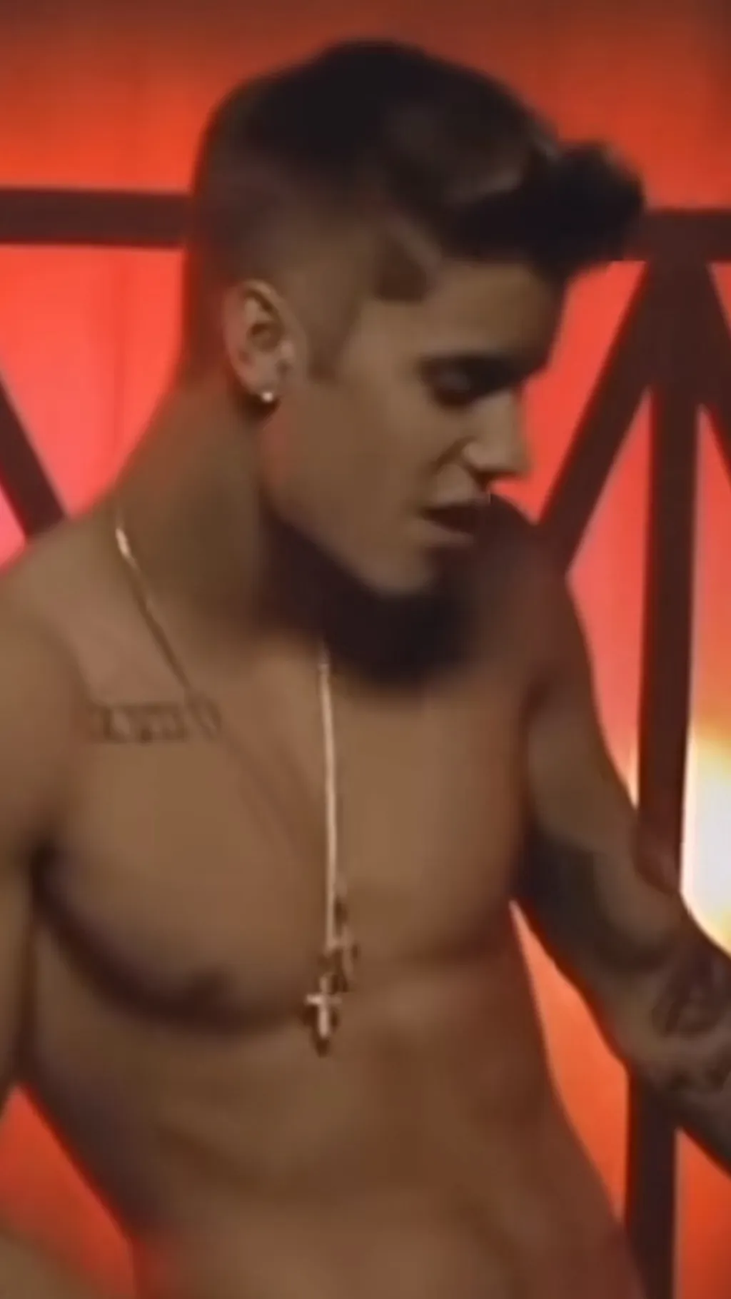 ai character: Justin Bieber  background