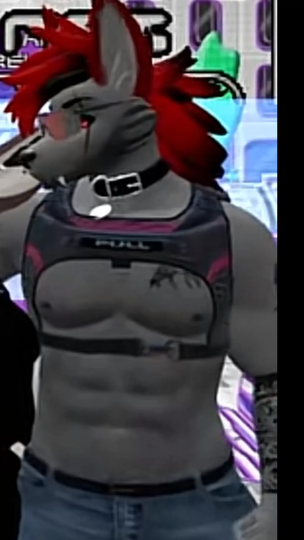 ai character: Shadow wolf background