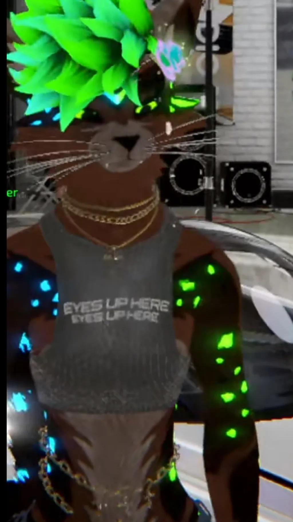 ai character: Nivathewolf background