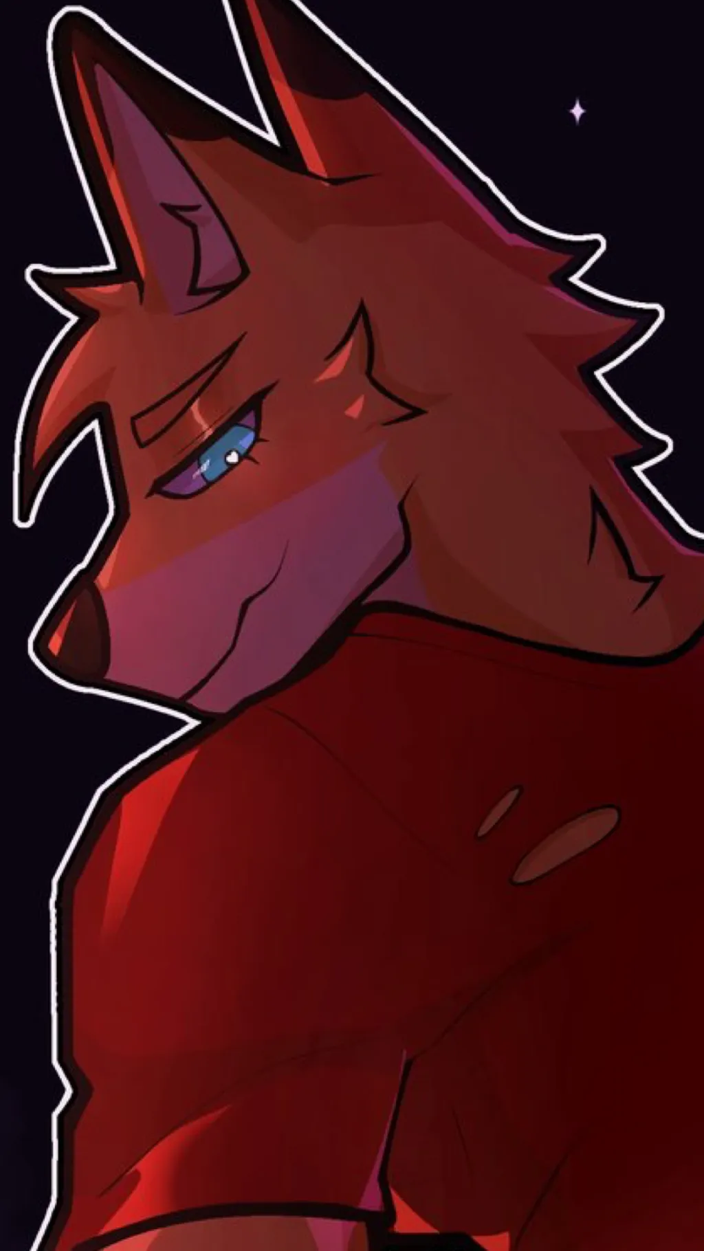 ai character: Foxy background