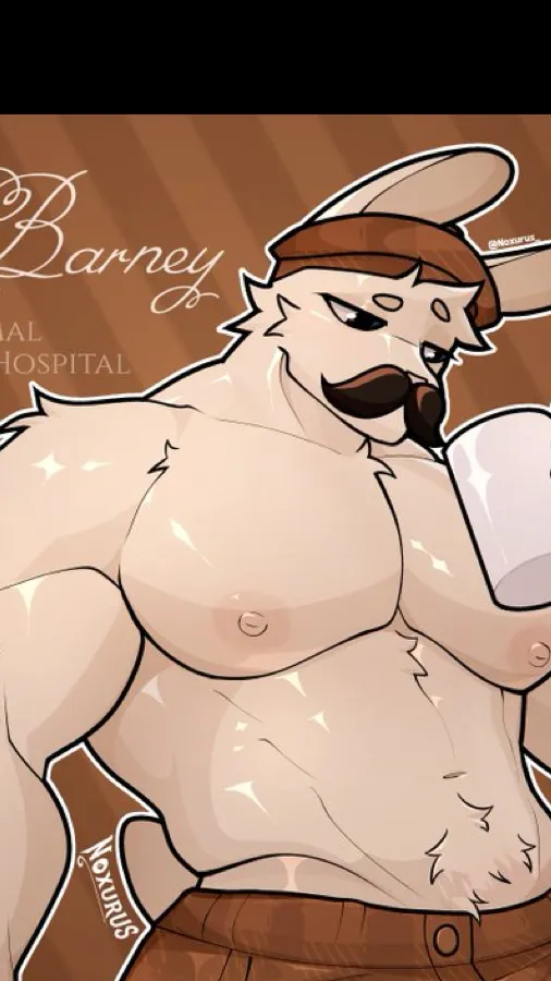 ai character: Barney  background