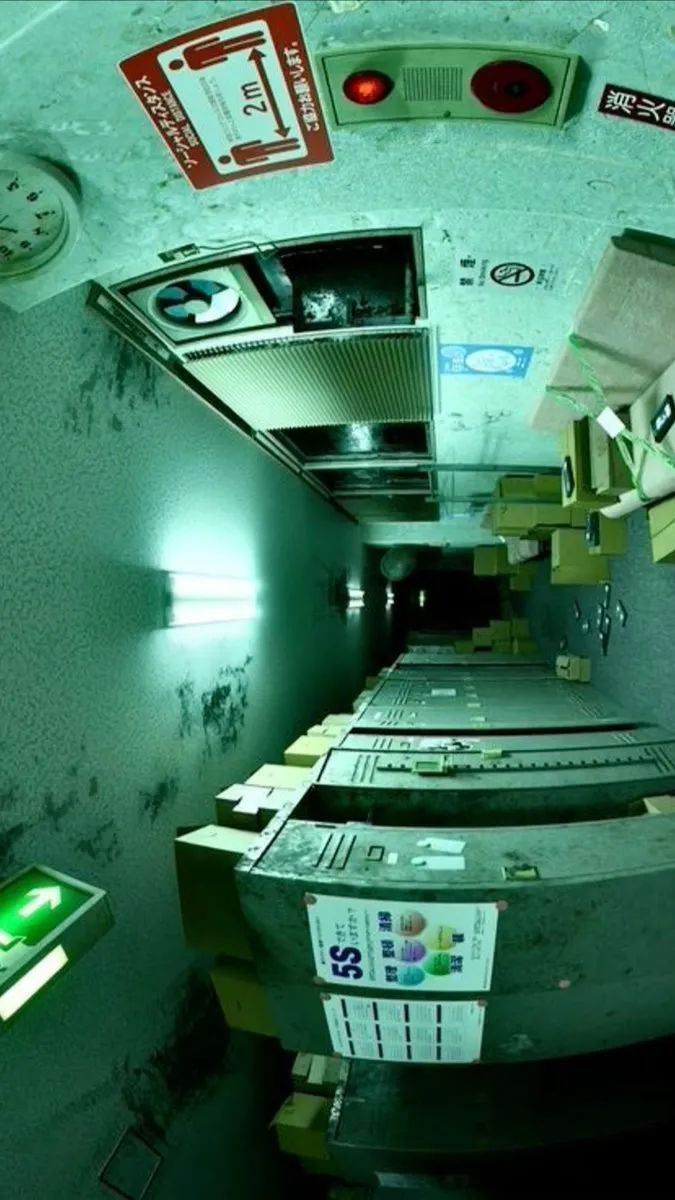 ai character: Crk x backrooms background