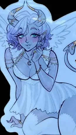 ai character: mary💙💙💙 background