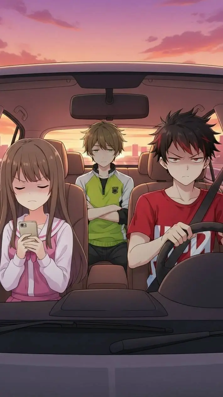 ai character: Gamerhero roadtrip background