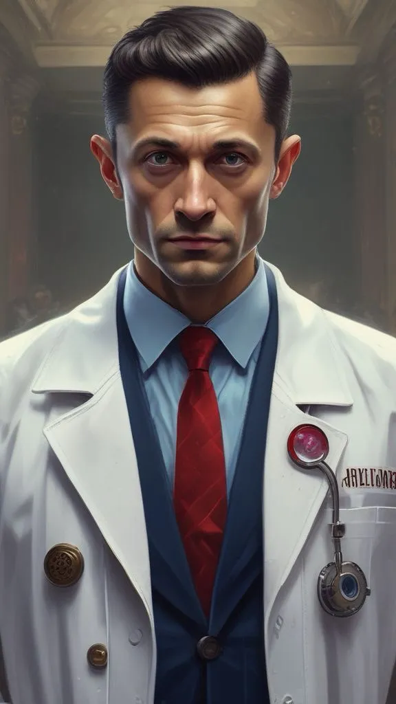 ai character: Evil Zelenskyy background