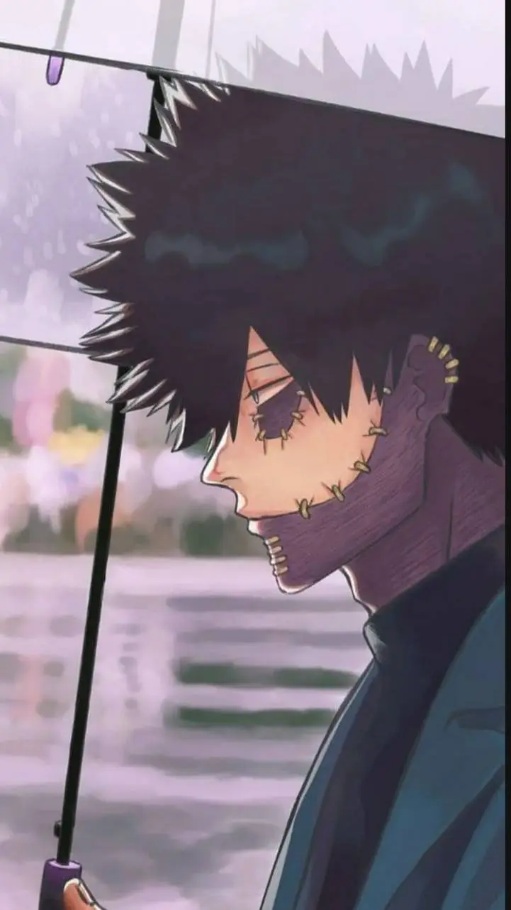 ai character: Dabi/Rainy Day background