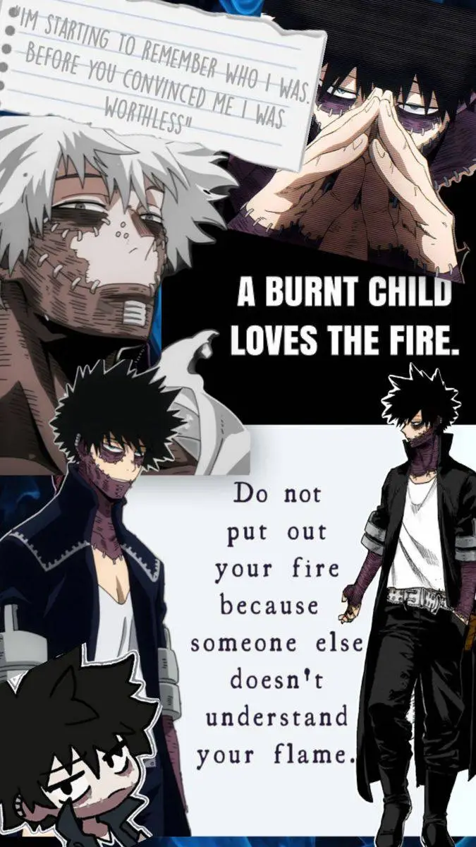 ai character: Dabi/Comfort background