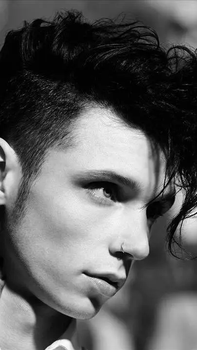 ai character: Andy Black background