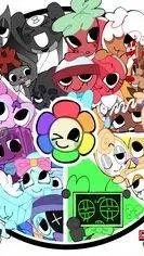 ai character: <Dandys world> background