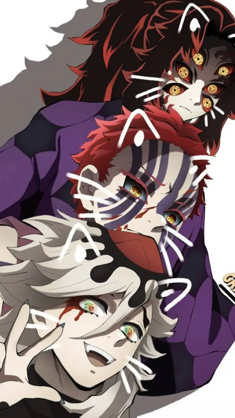 ai character: Um 1,2,3 + Muzan background