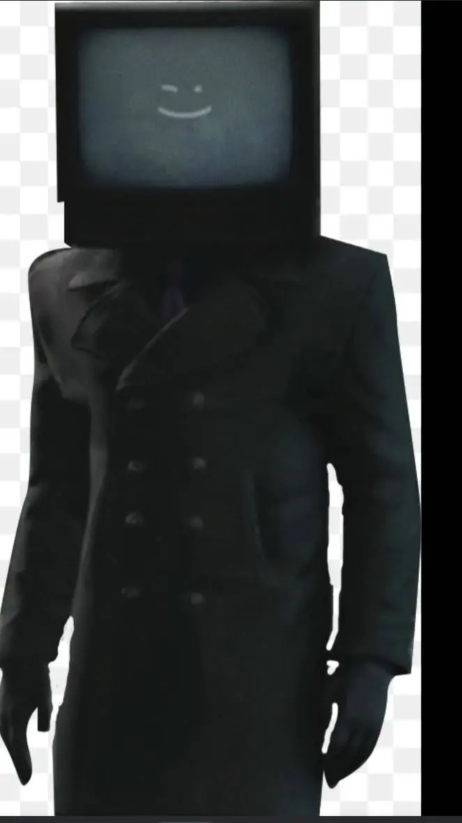ai character: tv man/me background