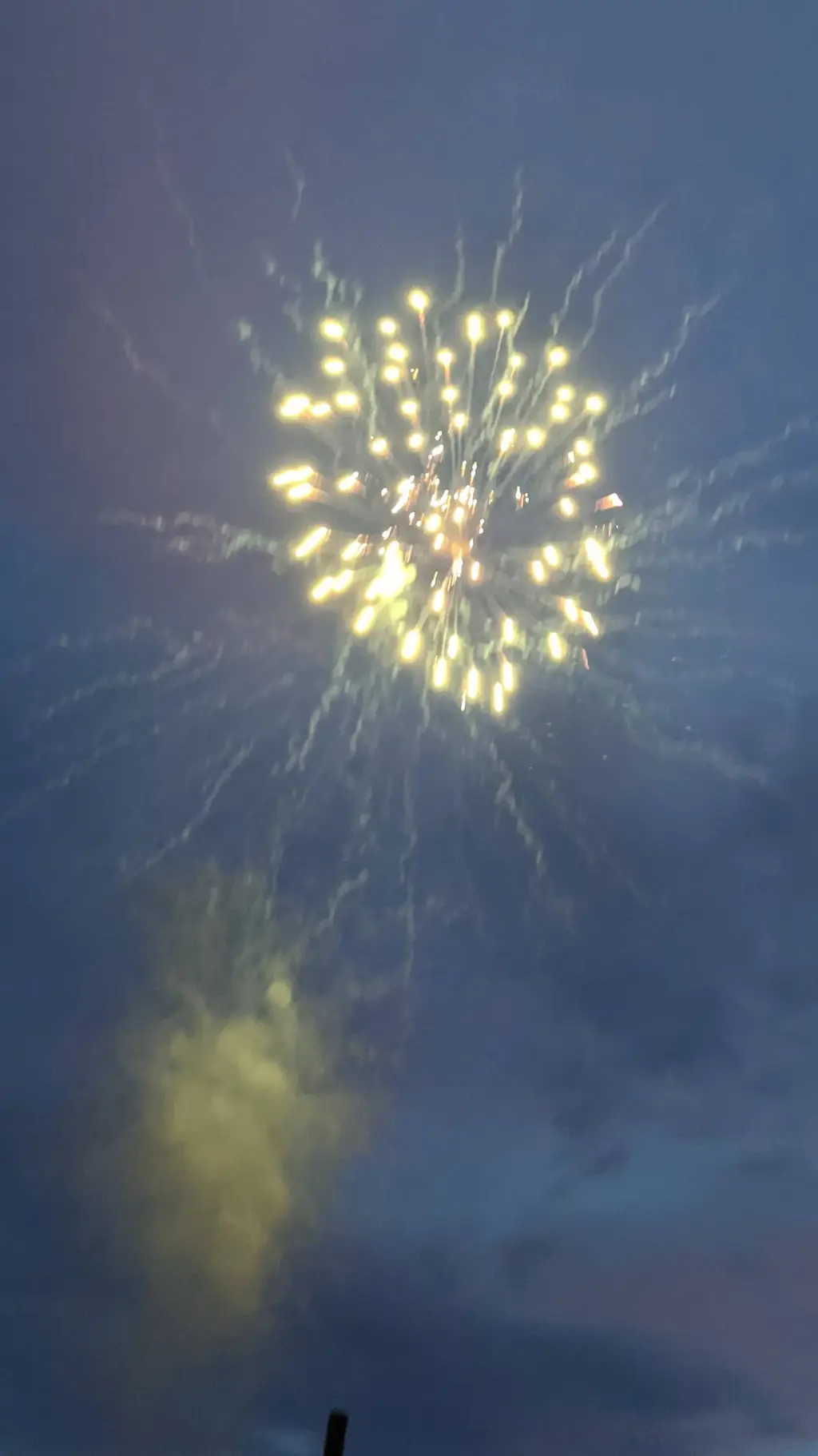 ai character: The fireworks background
