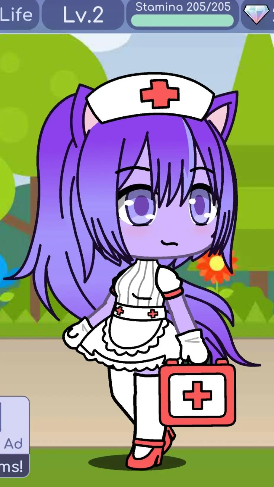 ai character: ms perry  background