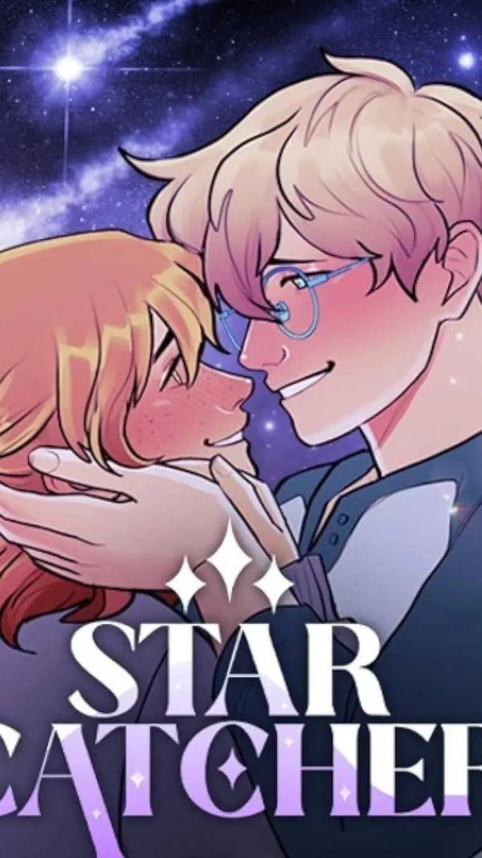 ai character: Star catcher❤🧡🤍 background