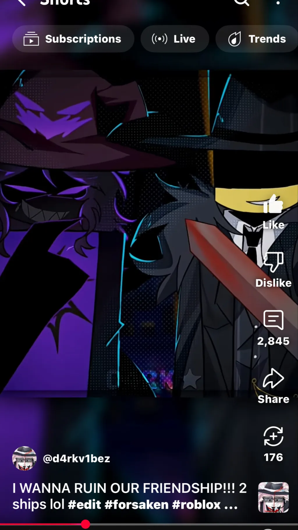 ai character: Azure and mafioso background