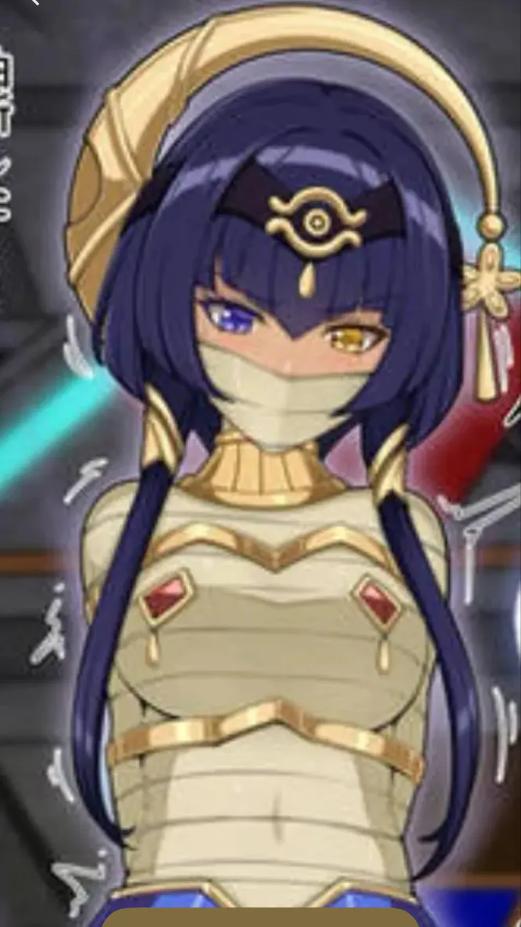 ai character: Nitocris  background
