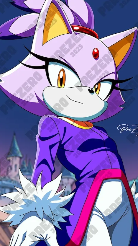 ai character: Blaze the cat background