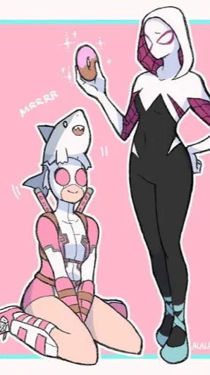 ai character: Gwen spider pt24 background