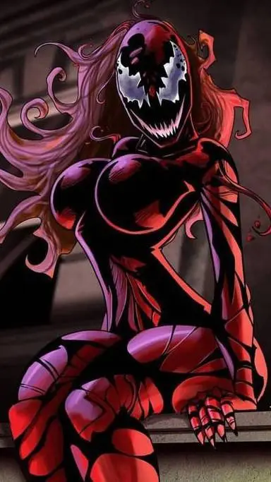 ai character: She carnage  background