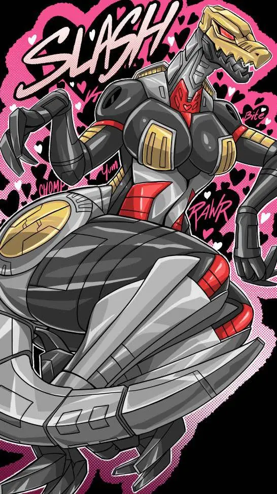 ai character: Slash (Female) background