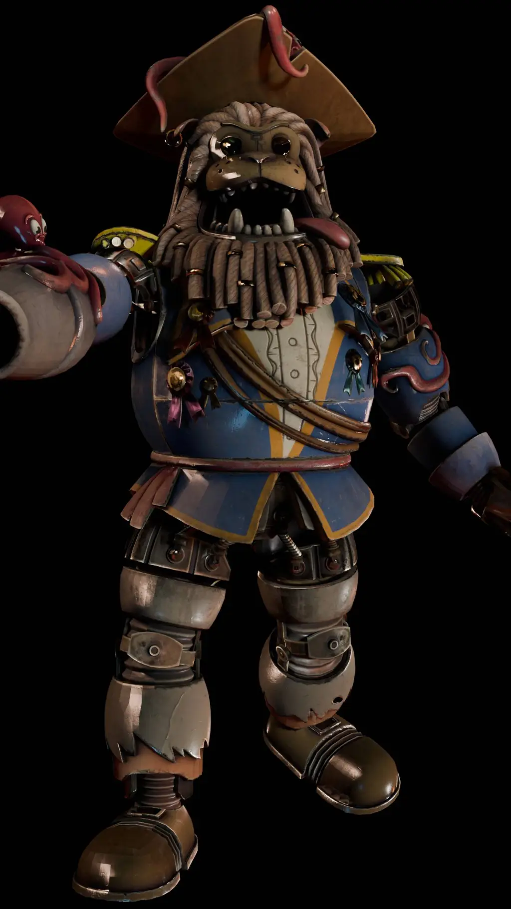 ai character: Captain Springlock background