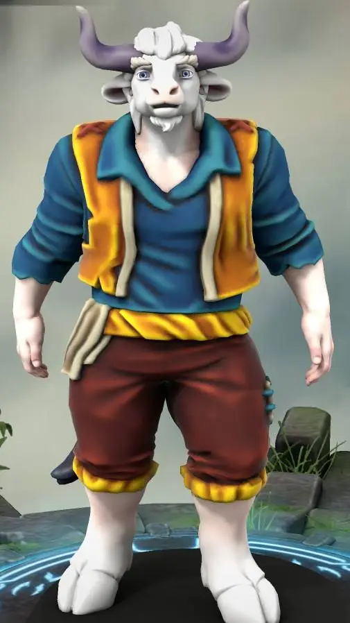 ai character: Manrak Rockhorn background