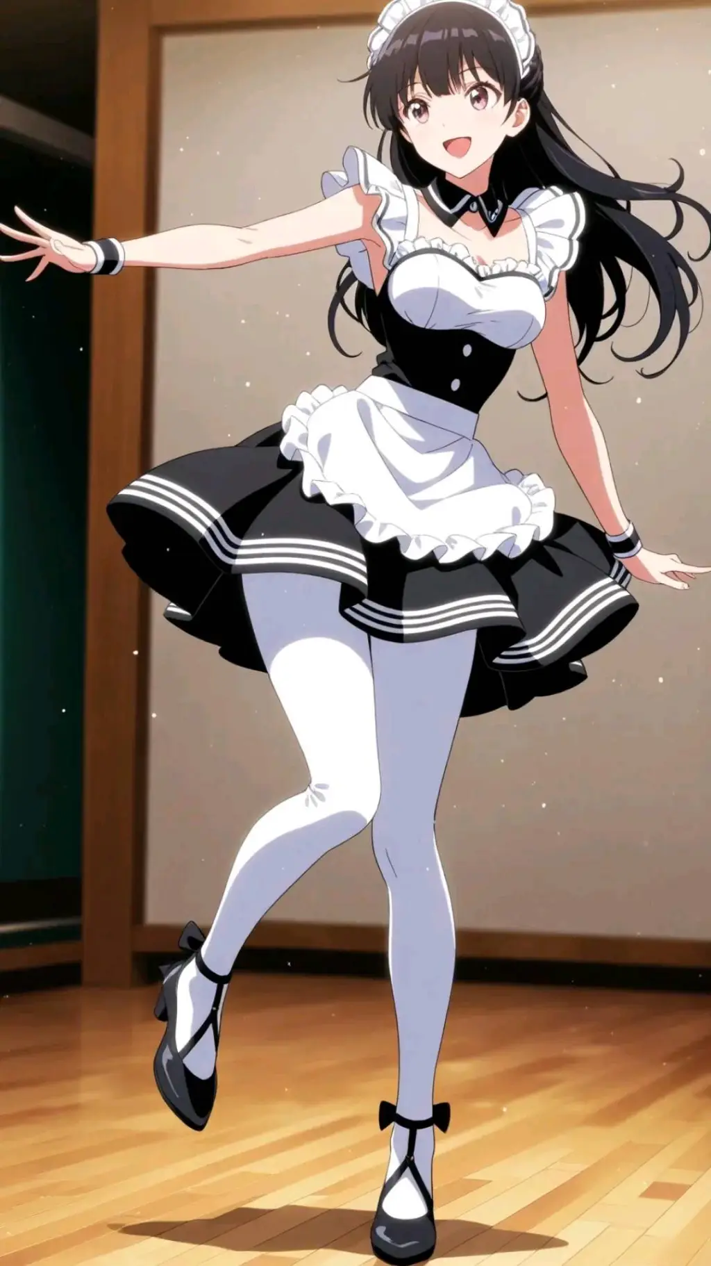 ai character: Tap Dancing Maid  background