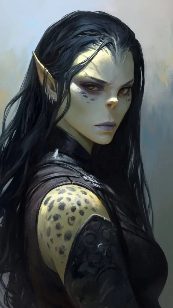 ai character: Elia Harkin  background