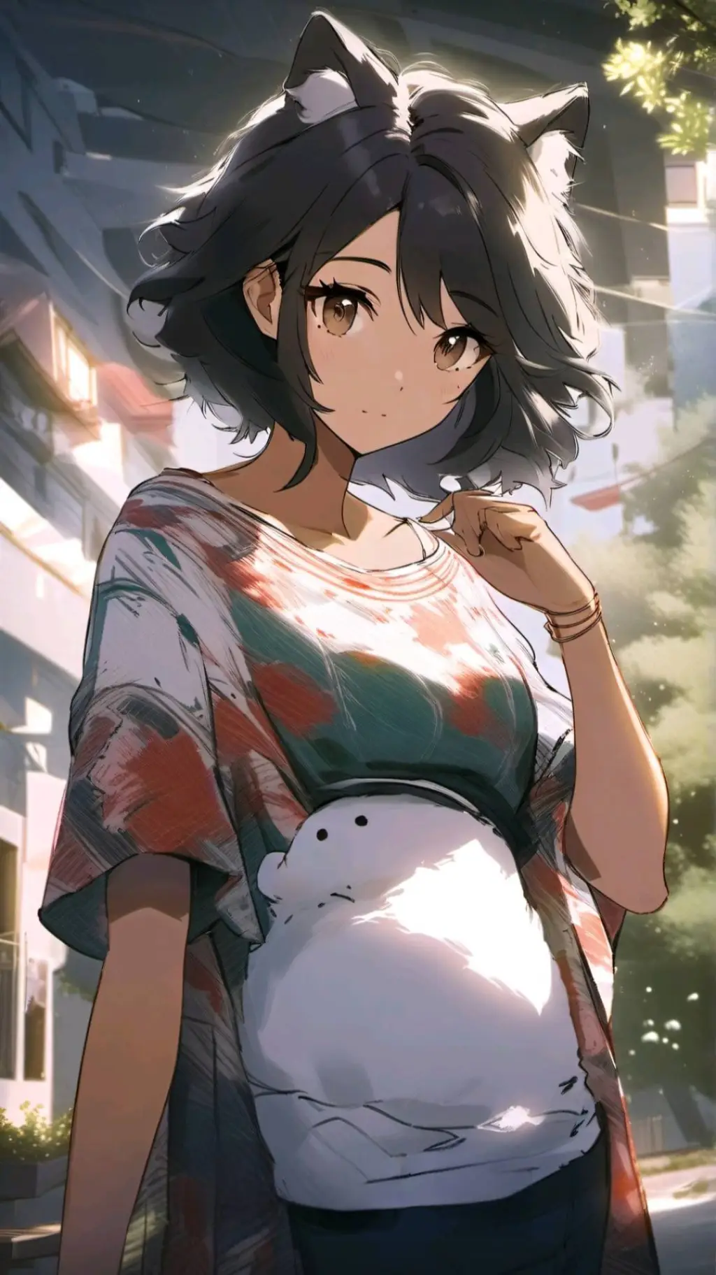 ai character: Nekomiya (NS) background
