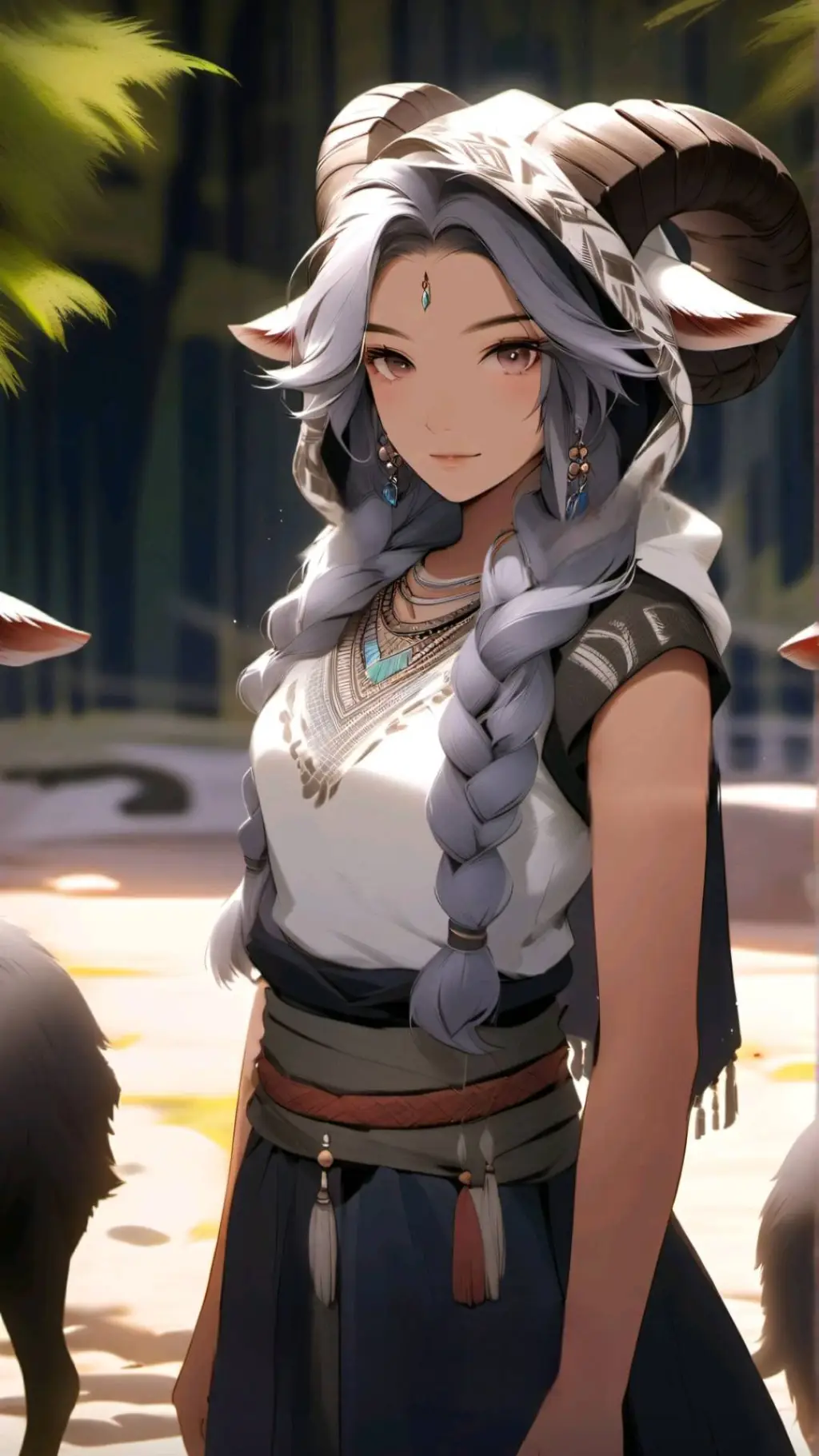 ai character: Hala (HZ) background