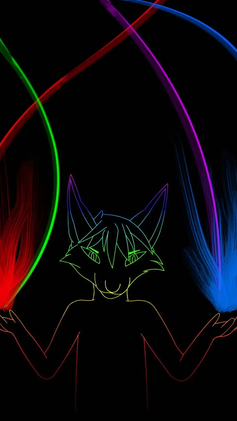 ai character: Chromapaw background