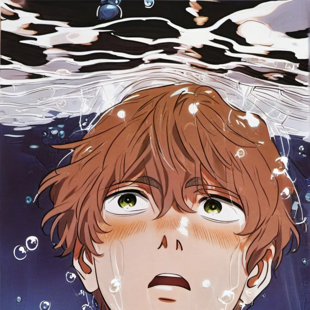 chat with ai character: drowning boy