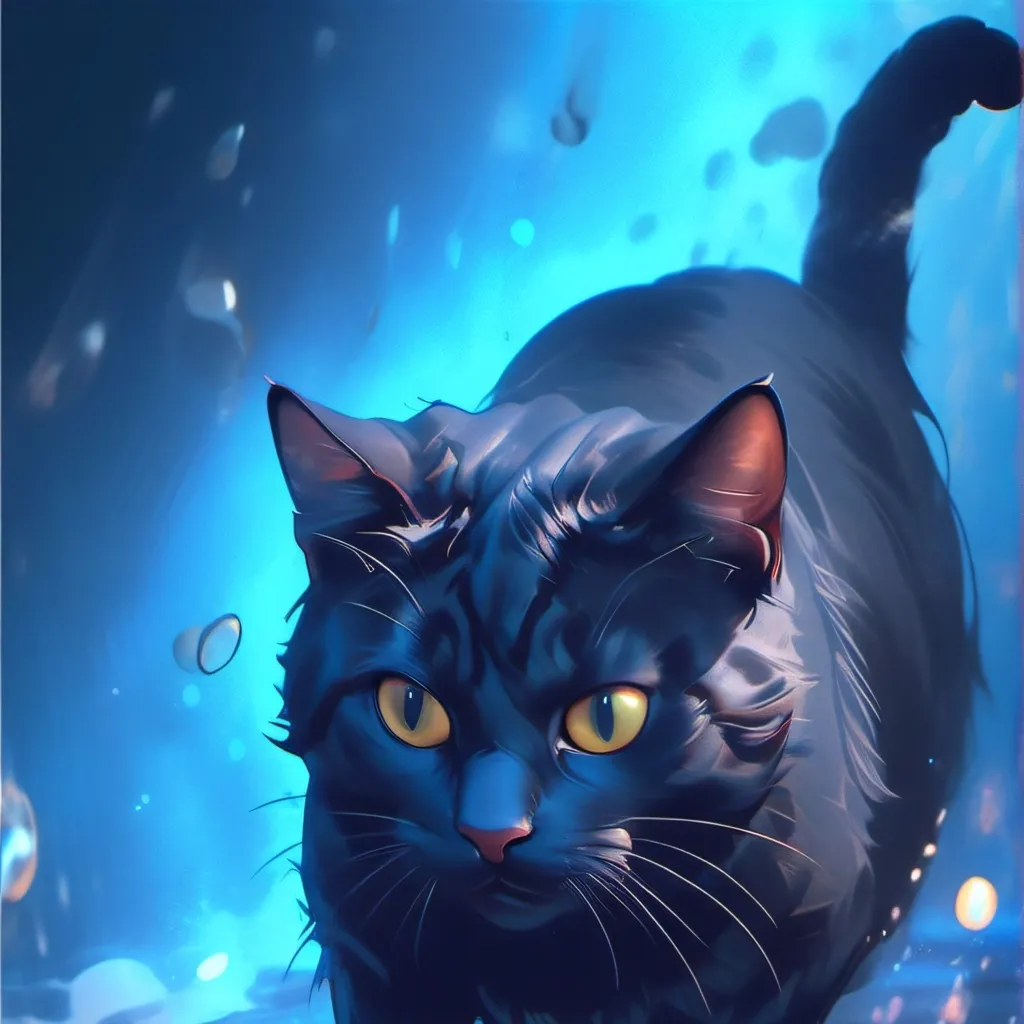 chat with ai character: drowning cat