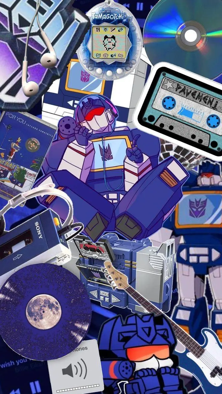 ai character: Soundwave  background