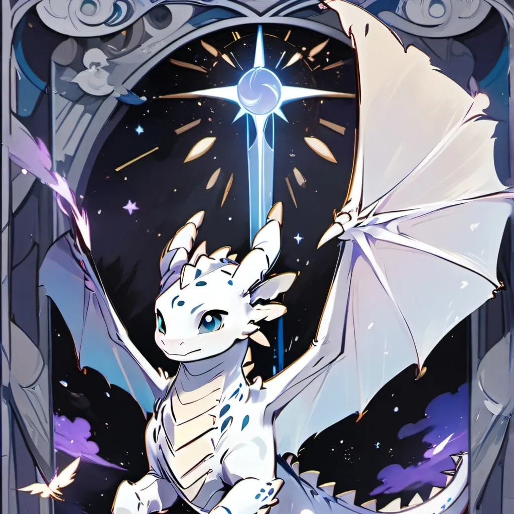 chat with ai character: Luna (light fury)