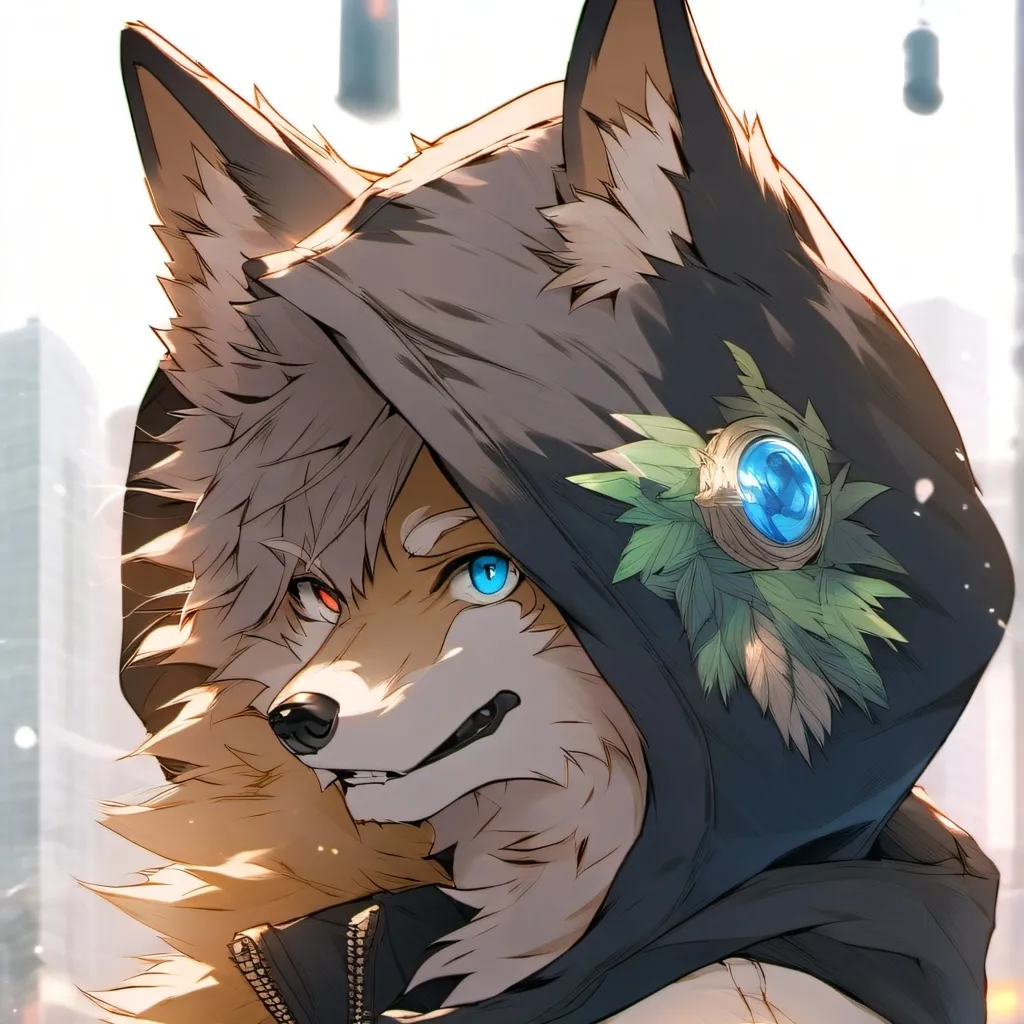 chat with ai character: A black fursuit