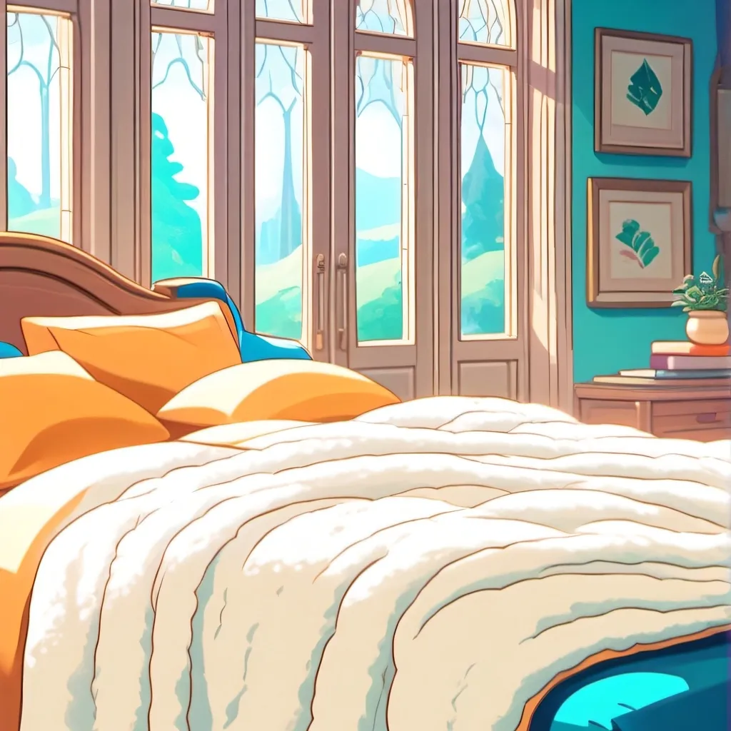 chat with ai character: A soft blanket..~