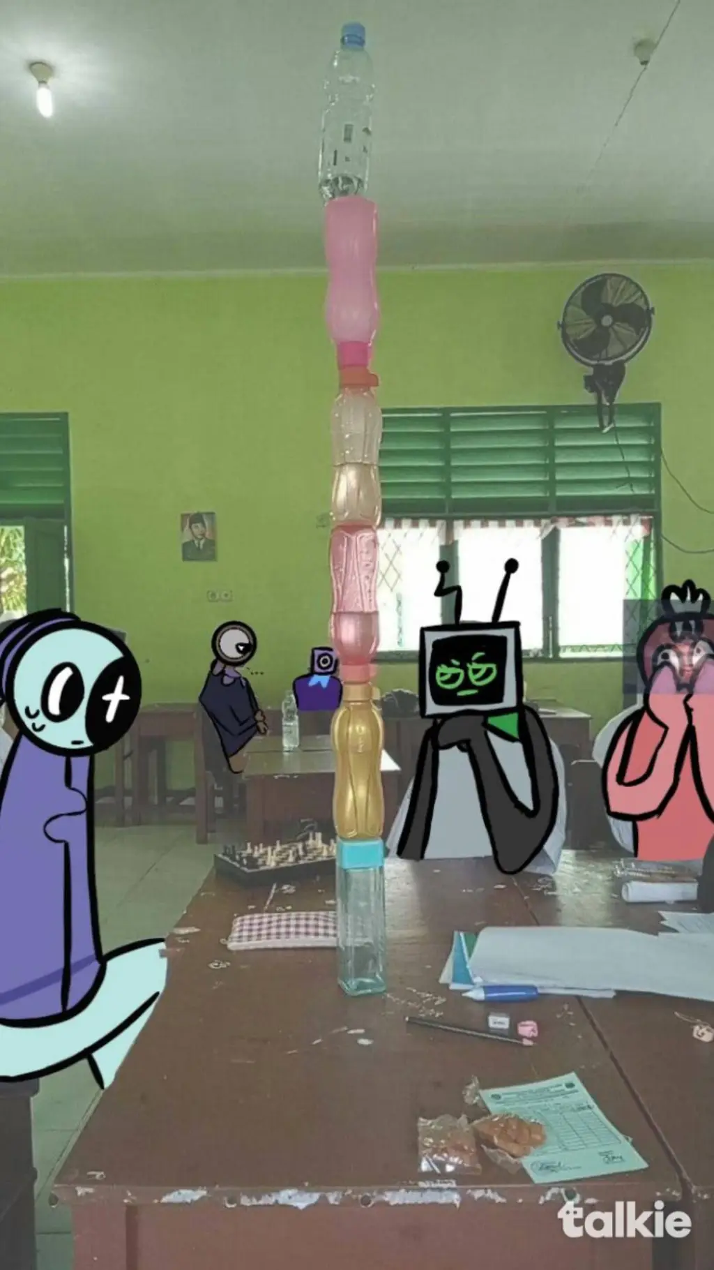 ai character: Dandys world! background