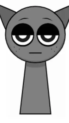 ai character: Gray  background