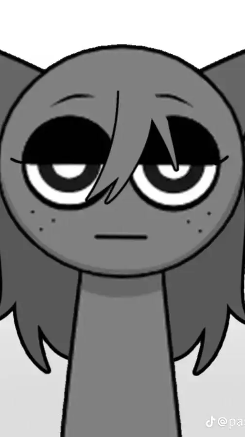 ai character: Gray but girl  background