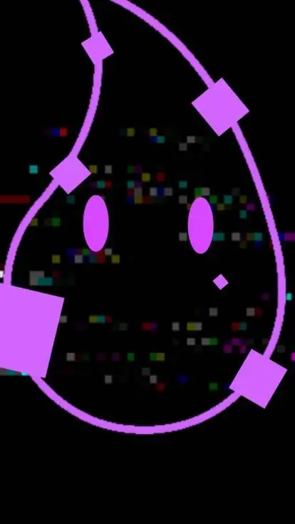 ai character: Glitchdrop background