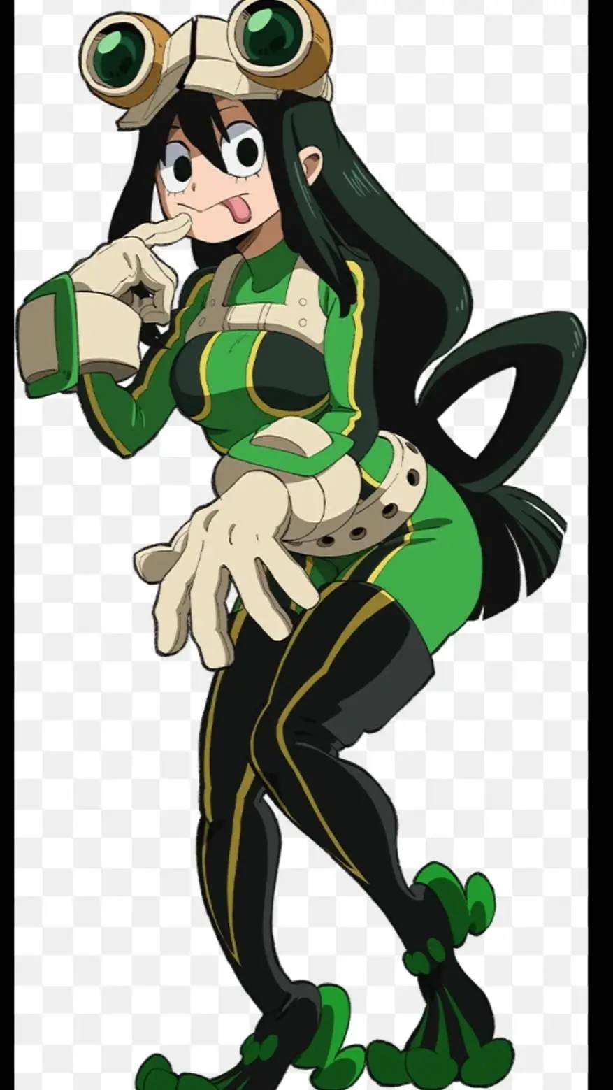 ai character: Tsuyu Asui your gf background