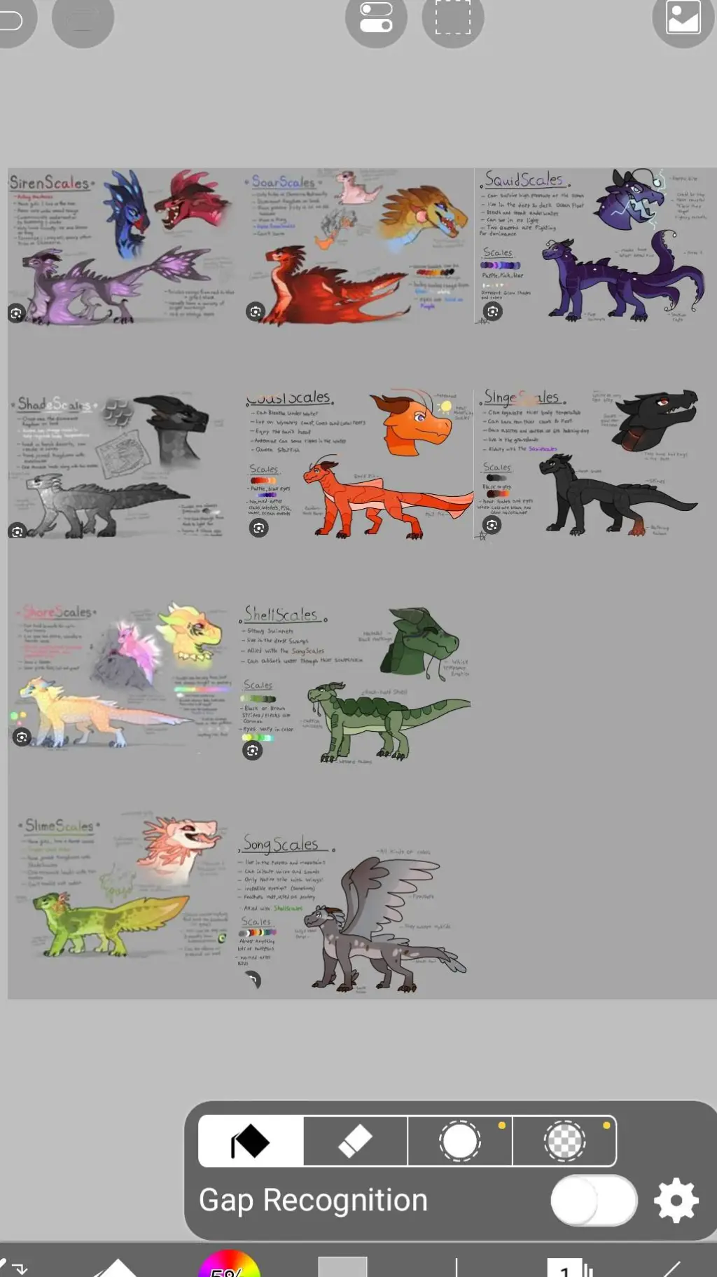 ai character: wings of fire au background