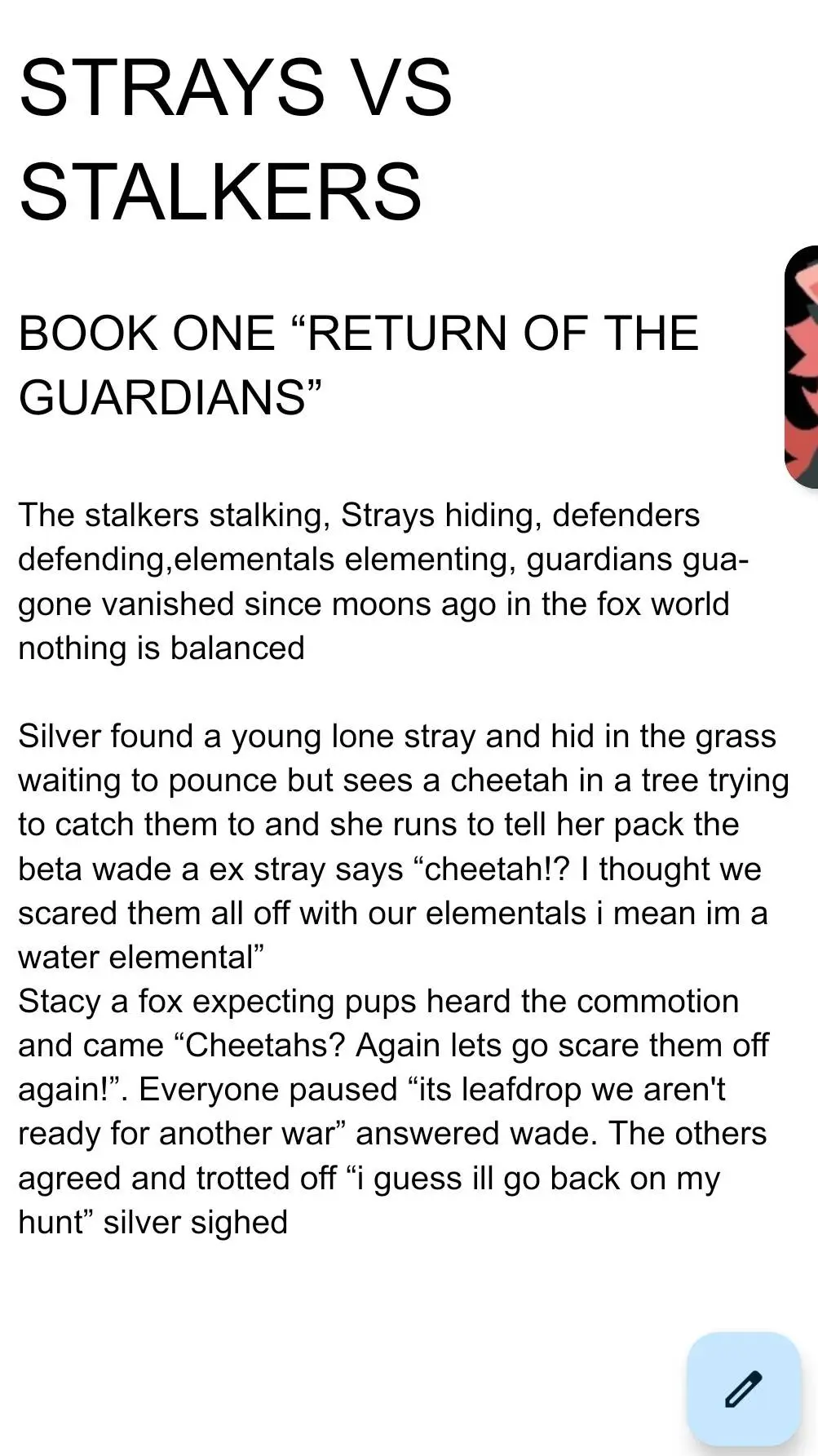 ai character: strays vs stalkers background