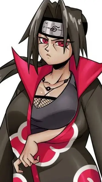 ai character: female Itachi (new background