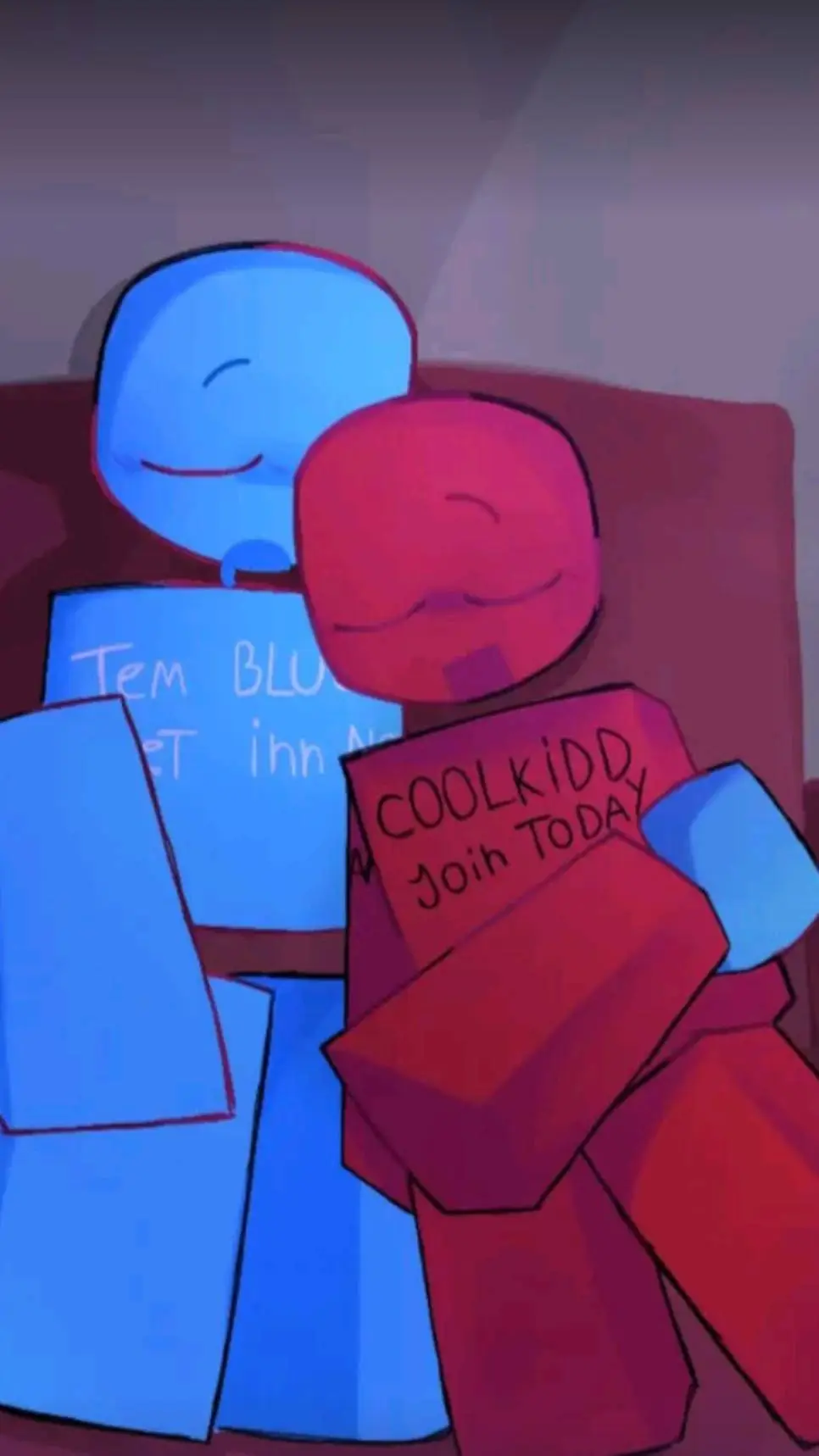 ai character: C00lkidd x bluudud background