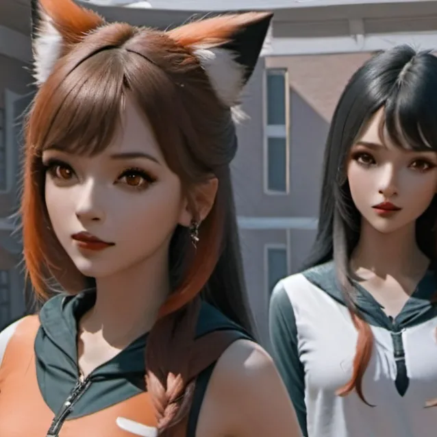 chat with ai character: Aurora and Kaida