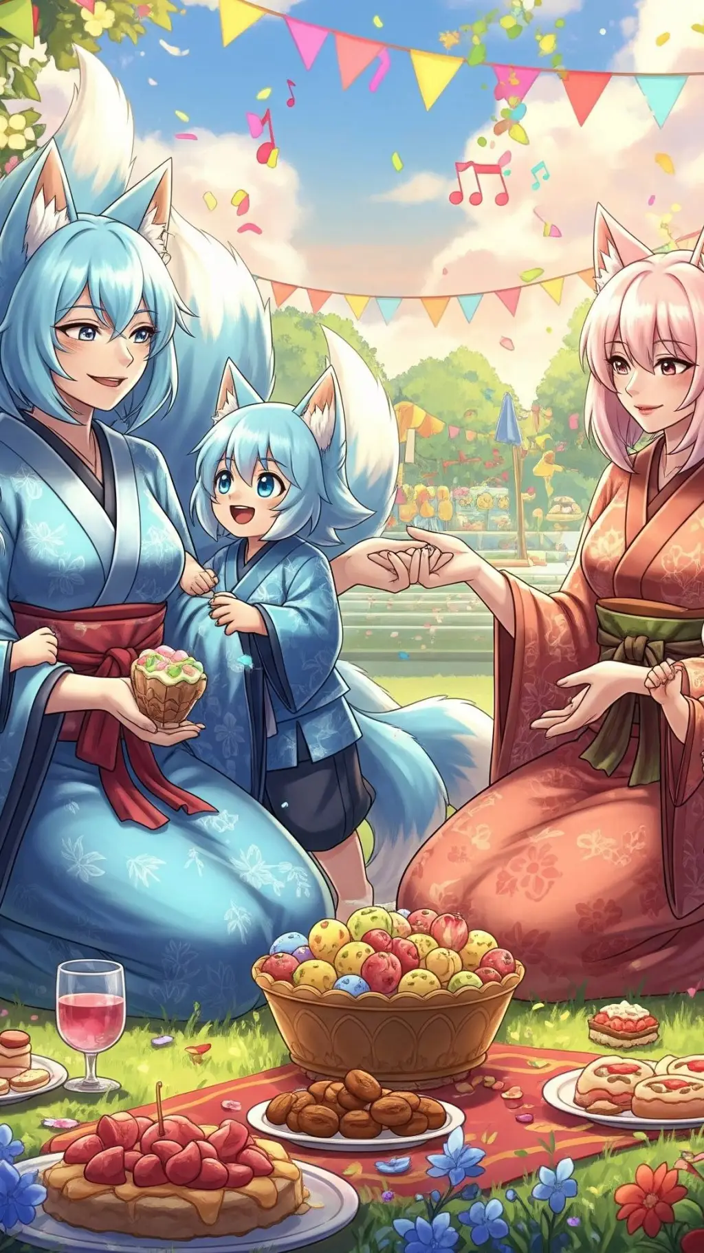 ai character: Lyria background