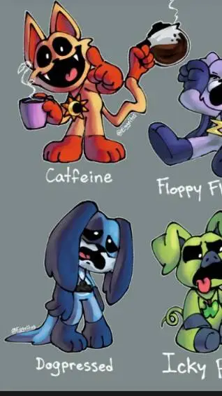 ai character: Frowning Critters background